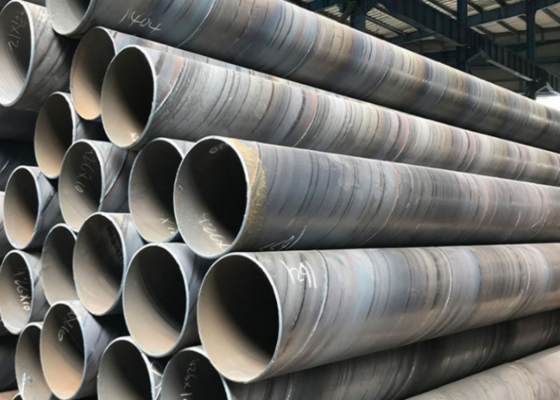 Tuberías de acero SSAW de carbono de 6M y 12M para construcción y transporte de petróleo