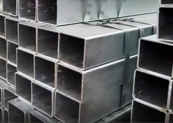 Secciones huecas de acero S235JR de 10 mm a 500 mm con prueba hidráulica