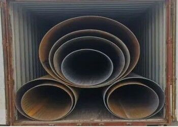 Tubo de acero LSAW con espesor de pared de 5 mm-50 mm y diámetro exterior de 355,6 mm-2320 mm con recubrimiento 3PE