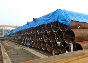 Tubo de acero LSAW con diámetro exterior de 355,6 mm-2320 mm, grosor de pared de 5 mm-50 mm y recubrimiento 3PE para el transporte de fluidos duraderos