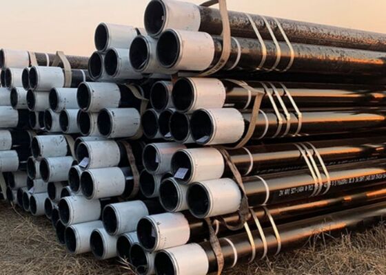 Tubo de revestimiento de acero al carbono con extremos roscados macho/hembra y espesor de 2,11 mm a 300 mm para los estándares API5CT N80 L80 P110