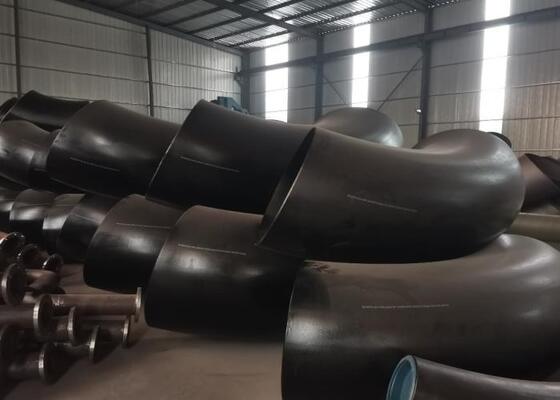 Fittings de tuberías de acero de grado WPB con conexión de soldadura por trasero y alta resistencia a la corrosión