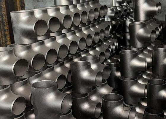 Fittings de tuberías de acero inoxidable de alta resistencia a la corrosión con conexión de soldadura de fondo y tratamiento de superficie galvanizado