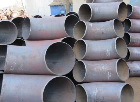 Fittings de tuberías de acero con conexión de soldadura de trasero Alta resistencia a la corrosión Flanges de acero inoxidable forjados de grado WPB