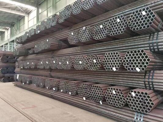 A106 Gr.B Tubo de acero sin costura con un grosor de pared de 2 mm a 60 mm para industrias de petróleo, gas y petroquímica