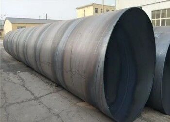 Tubería de acero SSAW con espesor de pared de 5 mm y 25,4 mm, ideal para construcción industrial y transporte de fluidos