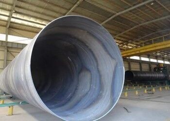 Tubería de acero SSAW con espesor de pared de 5 mm y 25,4 mm, ideal para construcción industrial y transporte de fluidos