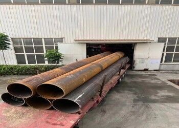Tubería de acero LSAW con grado de acero API 5L GR C de 355.6 mm a 2320 mm de diámetro exterior y 5 mm a 50 mm de espesor de pared